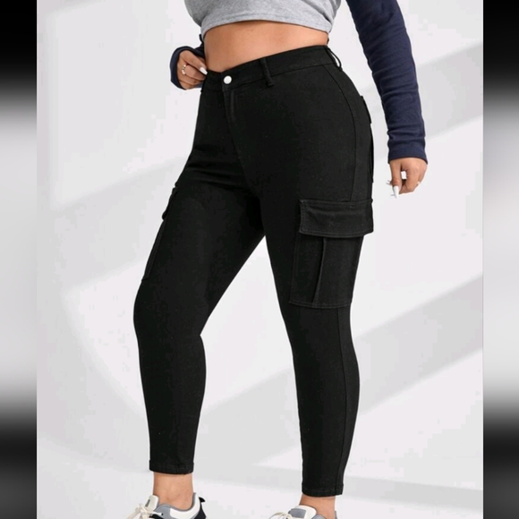 ✨ Shein Curve 0XL Pocket Jeans - Picture 1 of 3